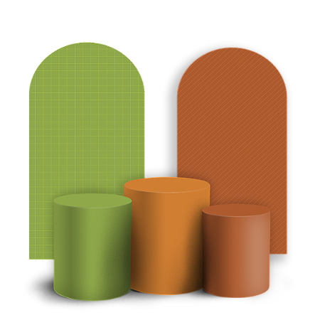 Faixas Laterais e Trio Cilindro Sublimado 3D Vest Facil - Cores Marrom E Verde