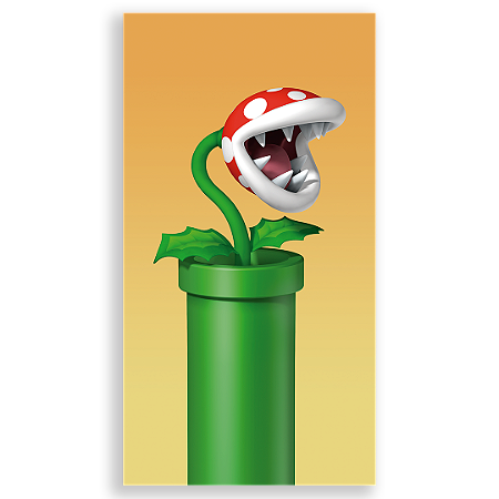 Capa Faixa Lateral Sublimado - Super Mario