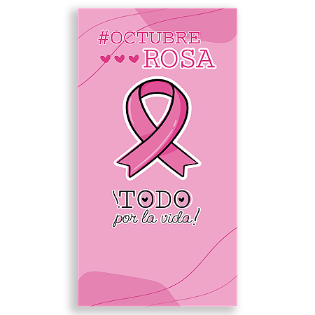 Capa Faixa Lateral Sublimado - Octubre Rosa ES