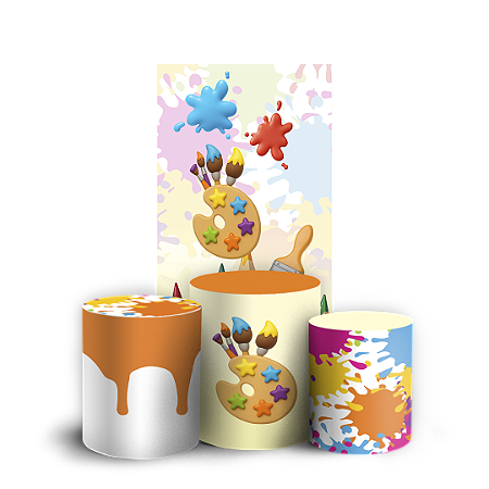 Capas Faixa Lateral e Trio Cilindro Sublimado Vest Facil - Pintando O 7