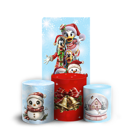 Capas Faixa Lateral e Trio Cilindro Sublimado Vest Facil - Natal