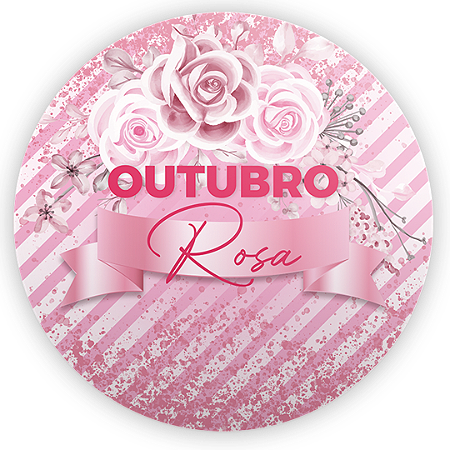 Mini Painel Sublimado 3D - Outubro Rosa