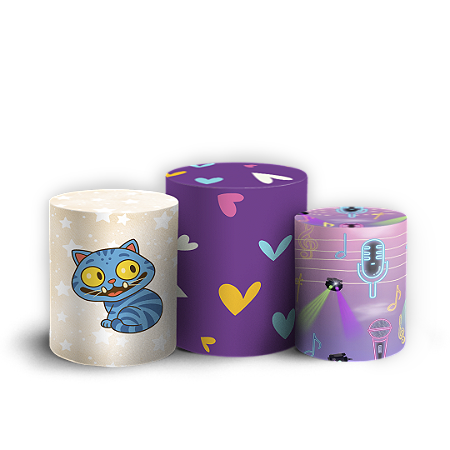 Capas Trio Cilindro Sublimado Vest Facil - Guerreiras Do K Pop