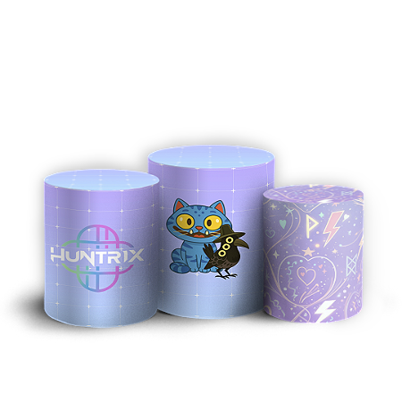 Capas Trio Cilindro Sublimado Vest Facil - Guerreiras Do K Pop