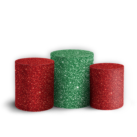 Capas Trio Cilindro Sublimado Vest Facil - Natal