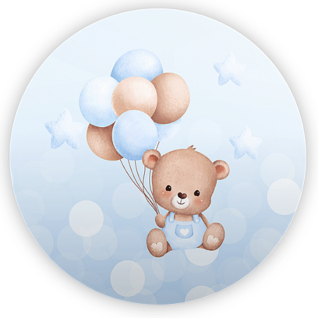 Capa Mini Painel Sublimado - Urso