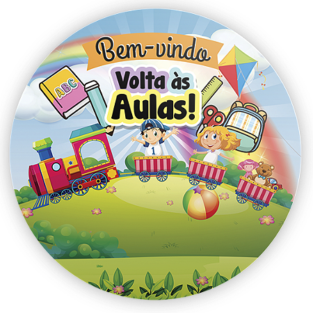 Capa Painel Redondo Sublimado - ABC