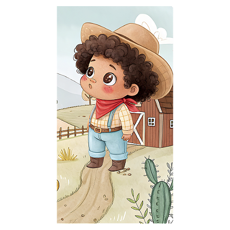 Capa Faixa Lateral Sublimado - Fazendinha