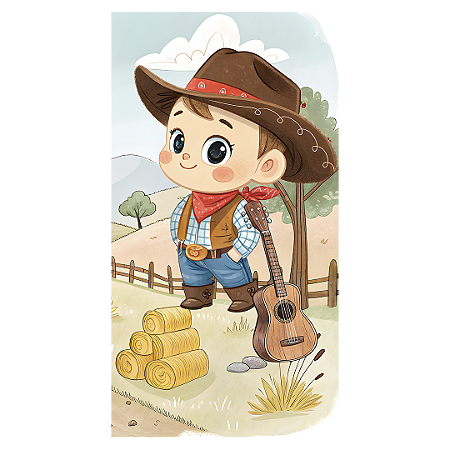 Capa Faixa Lateral Sublimado - Fazendinha