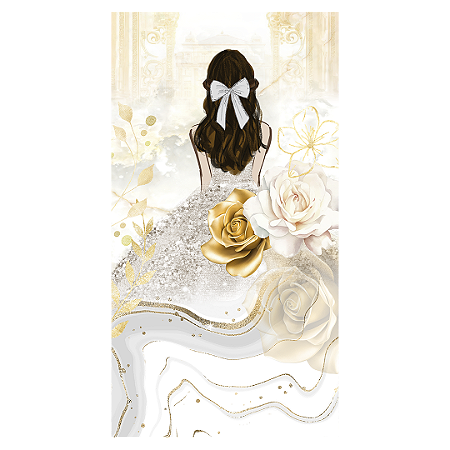 Capa Faixa Lateral Sublimado - 15 Anos