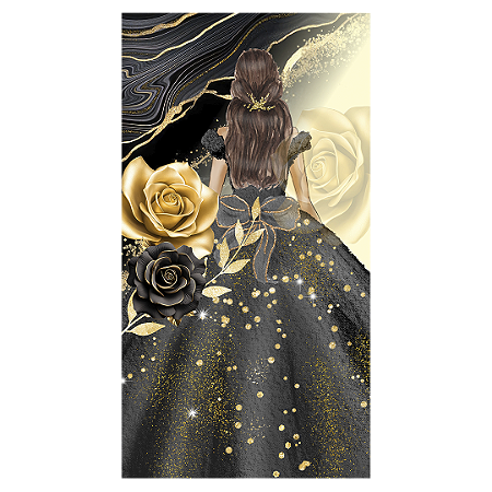 Capa Faixa Lateral Sublimado - 15 Anos