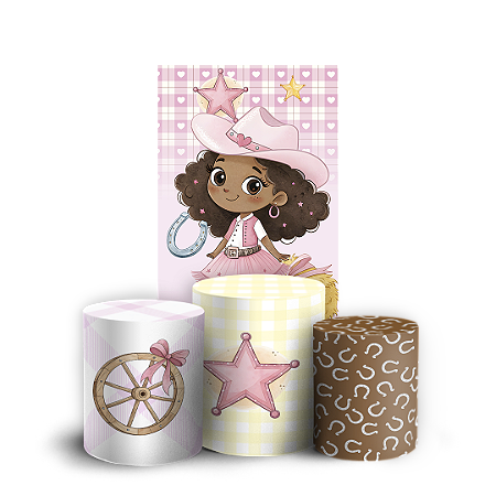 Capas Faixa Lateral e Trio Cilindro Sublimado Vest Facil - Fazendinha