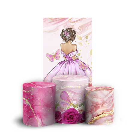 Capas Faixa Lateral e Trio Cilindro Sublimado Vest Facil - 15 Anos