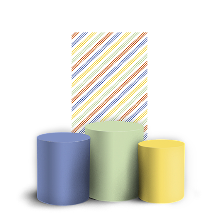 Capas Faixa Lateral e Trio Cilindro Sublimado Vest Facil - Cores