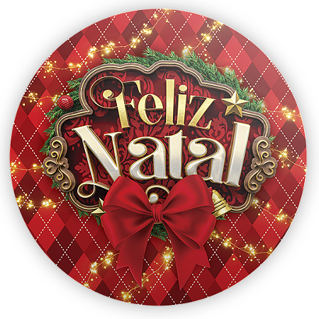 Capa Mini Painel Sublimado - Natal