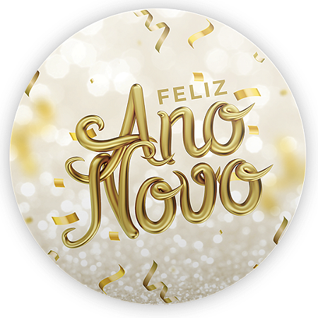 Capa Mini Painel Sublimado - Ano Novo