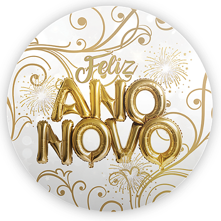 Capa Mini Painel Sublimado - Ano Novo