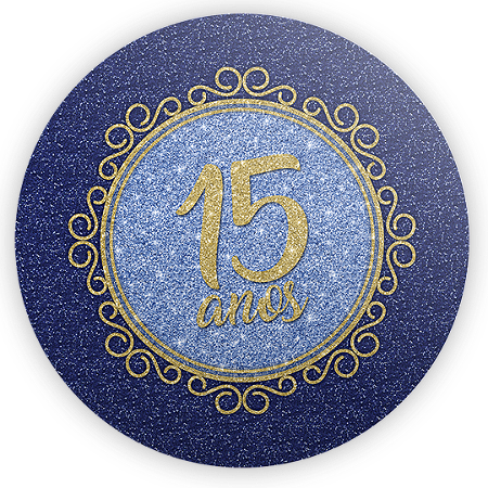 Mini Painel Sublimado 3D - 15 Anos