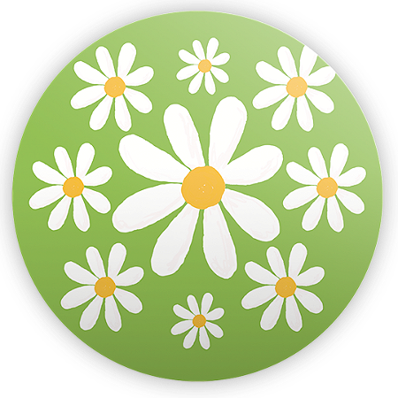 Capa Mini Painel Sublimado - Flor Margarida