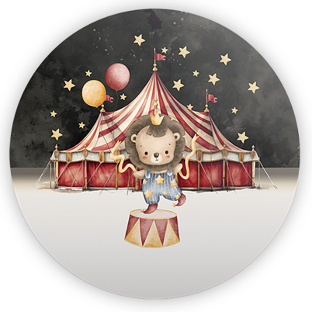 Capa Mini Painel Sublimado - Circo