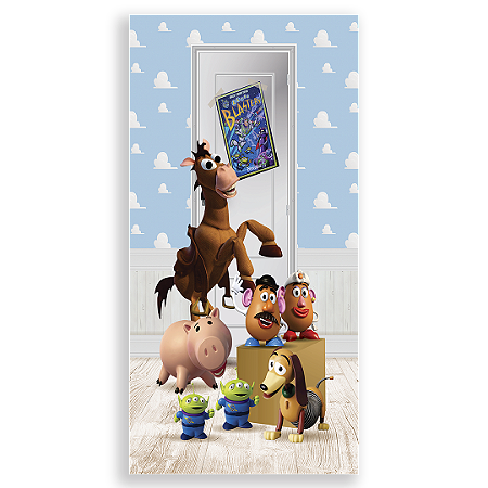 Capa Faixa Lateral Sublimado - Toy Story Vivi