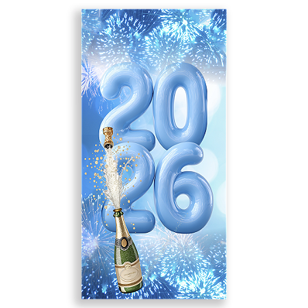 Capa Faixa Lateral Sublimado - Ano Novo 2026