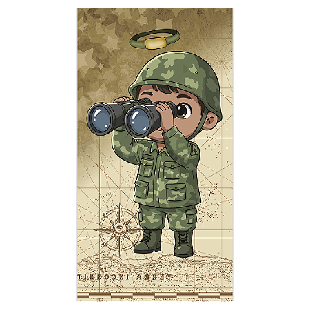 Capa Faixa Lateral Sublimado - Exército