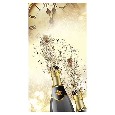 Capa Faixa Lateral Sublimado - Ano Novo