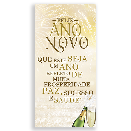 Capa Faixa Lateral Sublimado - Ano Novo