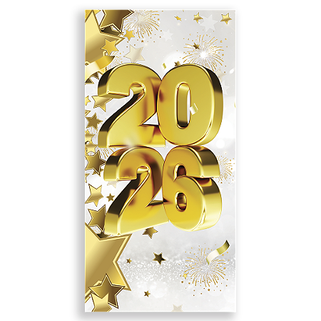 Capa Faixa Lateral Sublimado - Ano Novo 2026
