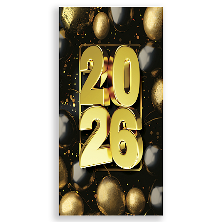Capa Faixa Lateral Sublimado - Ano Novo 2026
