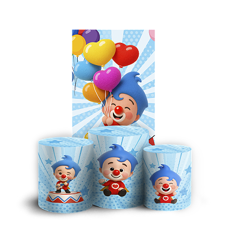 Capas Faixa Lateral e Trio Cilindro Sublimado Vest Facil - Plim Plim