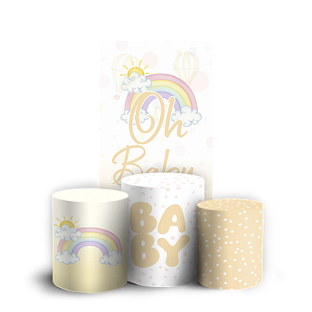 Capas Faixa Lateral e Trio Cilindro Sublimado Vest Facil - Criança Baby