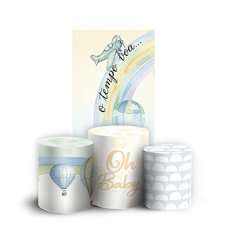 Capas Faixa Lateral e Trio Cilindro Sublimado Vest Facil - Criança Baby