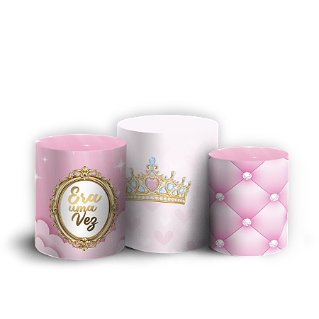 Capas Trio Cilindro Sublimado Vest Facil - Princesa Aurora