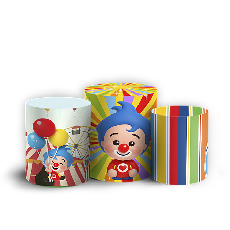 Capas Trio Cilindro Sublimado Vest Facil - Plim Plim