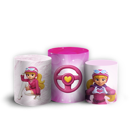 Capas Trio Cilindro Sublimado Vest Facil - Penélope