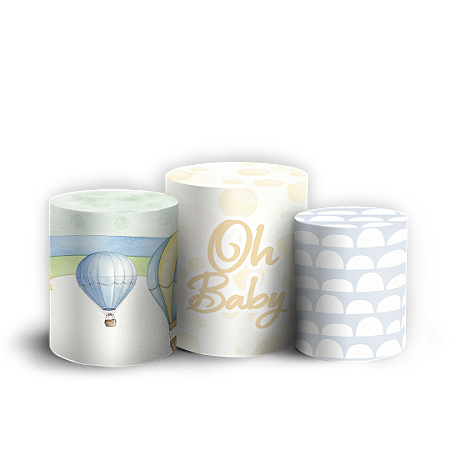 Capas Trio Cilindro Sublimado Vest Facil - Criança Baby