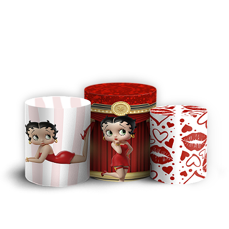 Capas Trio Cilindro Sublimado Vest Facil - Betty Potter