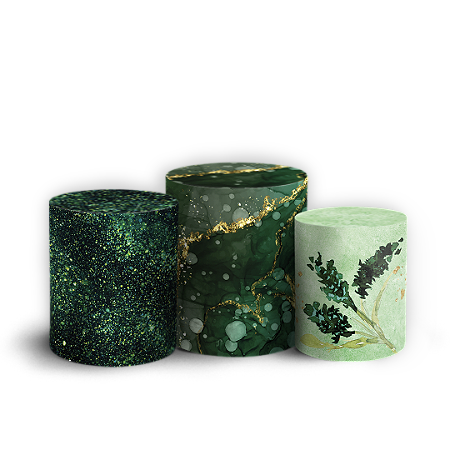 Capas Trio Cilindro Sublimado Vest Facil - 15 Anos