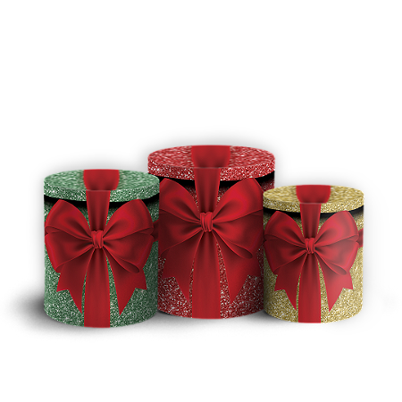 Capas Trio Cilindro Sublimado Vest Facil - Natal