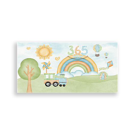 Capa Painel Retangular Sublimado - 365 Sorrisos