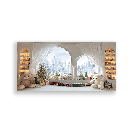 Capa Painel Retangular Sublimado - Fundo Fotografico Natal