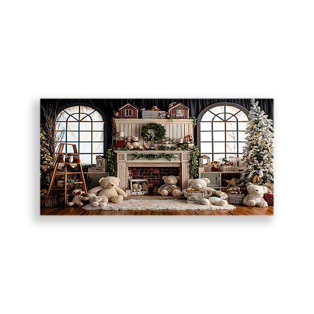 Capa Painel Retangular Sublimado - Fundo Fotografico Natal