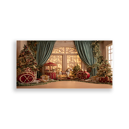 Capa Painel Retangular Sublimado - Fundo Fotografico Natal