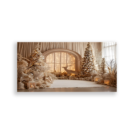 Capa Painel Retangular Sublimado - Fundo Fotografico Natal