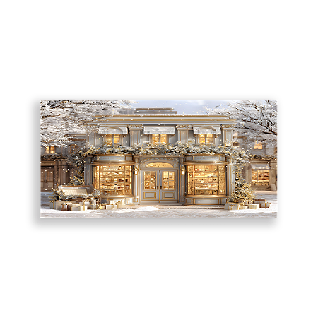 Capa Painel Retangular Sublimado - Fundo Fotografico Natal