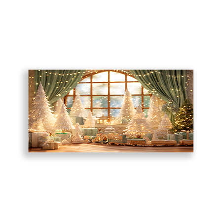 Capa Painel Retangular Sublimado - Fundo Fotografico Natal