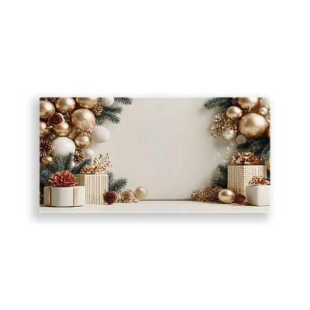 Capa Painel Retangular Sublimado - Fundo Fotografico Natal