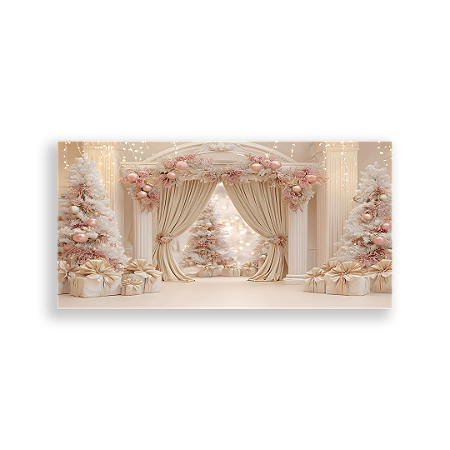 Capa Painel Retangular Sublimado - Fundo Fotografico Natal